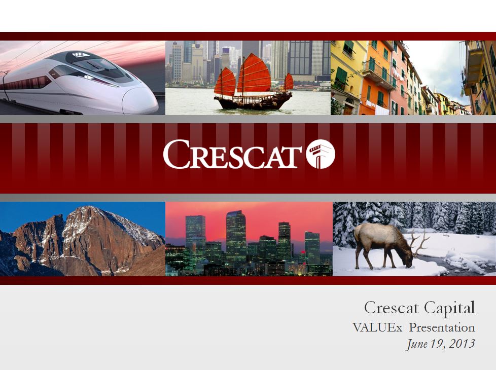 ValueXVail 2013 - Crescat Capital by Kevin Smith