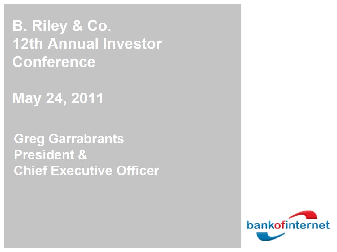 B. Riley & Co. Presentation by Greg Garrabrants