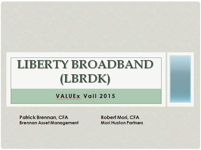LBRDK Presentation - ValueXVail 2015