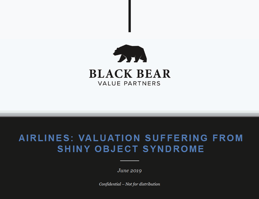 Airlines: Valuation Suffering from Shiny Object Syndrome - ValueXVail 2019