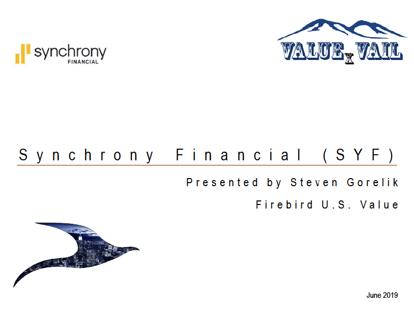 Synchrony Financial (SYF) - ValueXVail 2019