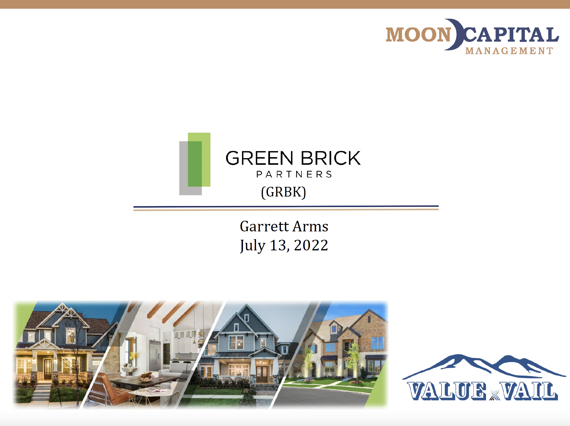 Green Brick Partners (GRBK) - ValueXVail 2022