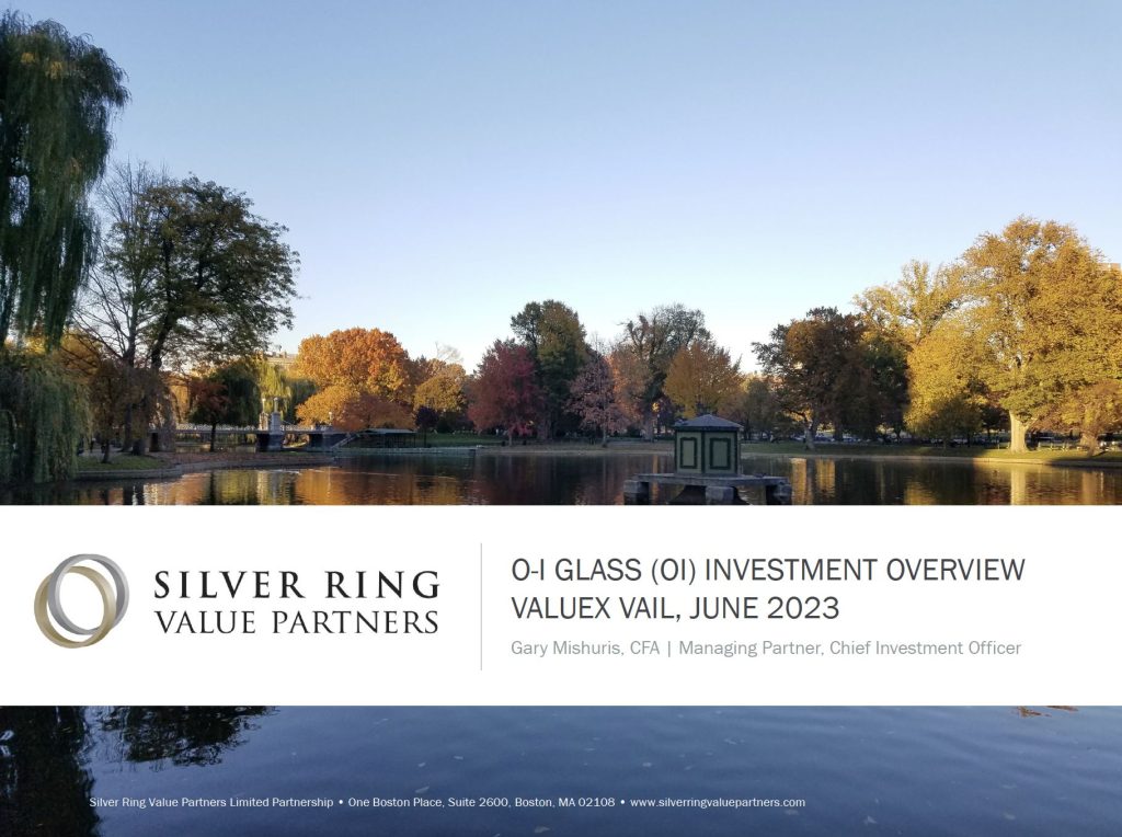O-I GLASS (OI) - ValueXVail 2023